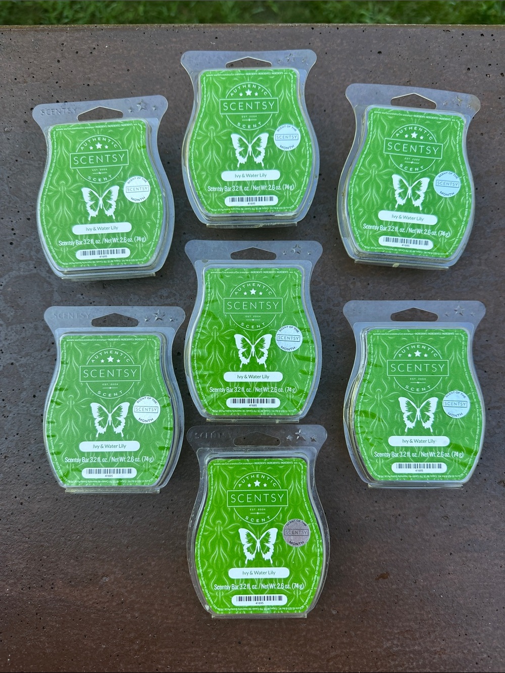 Scentsy wax lot/bundle Ivy & Water Lily